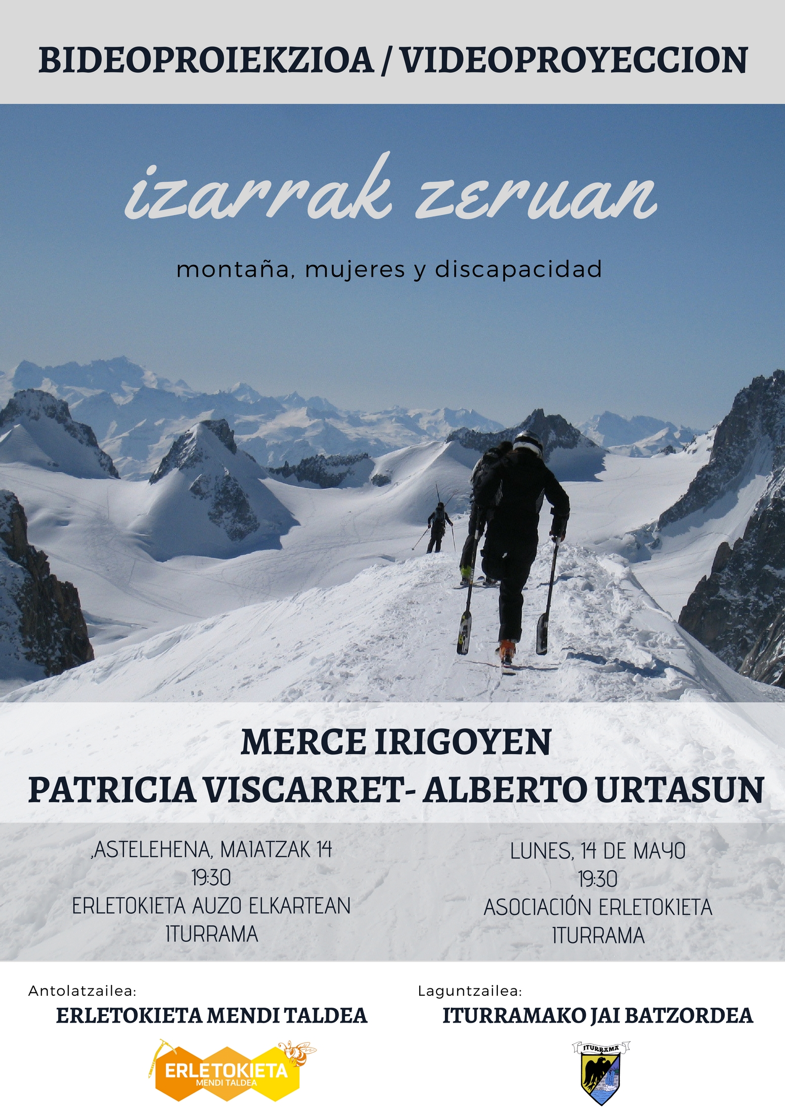 &quot;IZARRAK ZERUAN,   MONTA&Ntilde;A, MUJERES Y DISCAPACIDAD&quot;